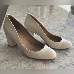 Shoes Of Prey white heels